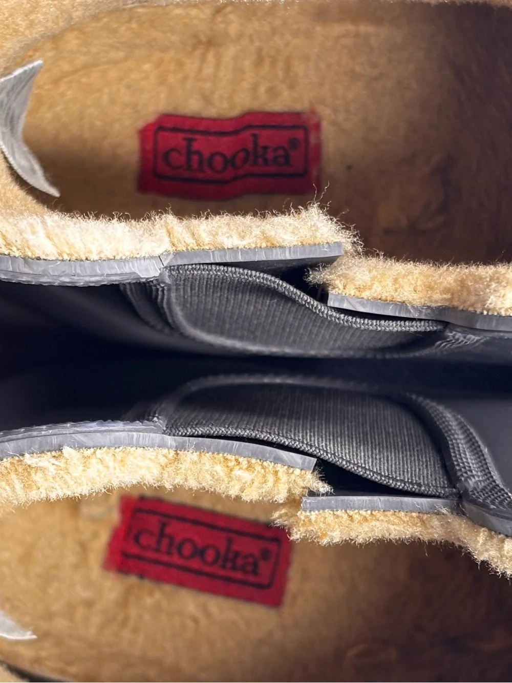 Chooka Delridge Faux Fur Chelsea Rain Boots